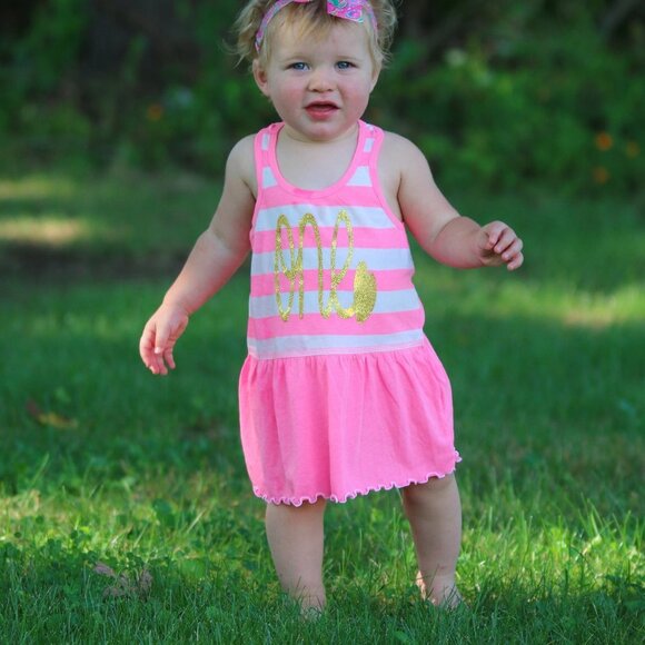 Hand Crafted Other - 1st Birthday Spring Dress